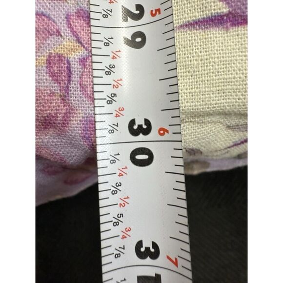 ZARA Floral Patchwork Linen Blend Long Sleeve Mini Dress Small 2725/119/330 - Picture 13 of 16